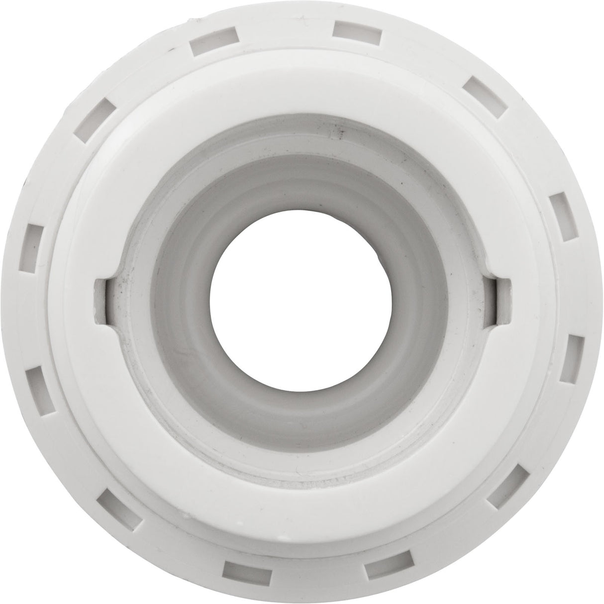 Eyeball Fitting, WW, 1-1/2"mpt, 2-3/8"fd, 3/4"Orifice, White : 400-1410DB