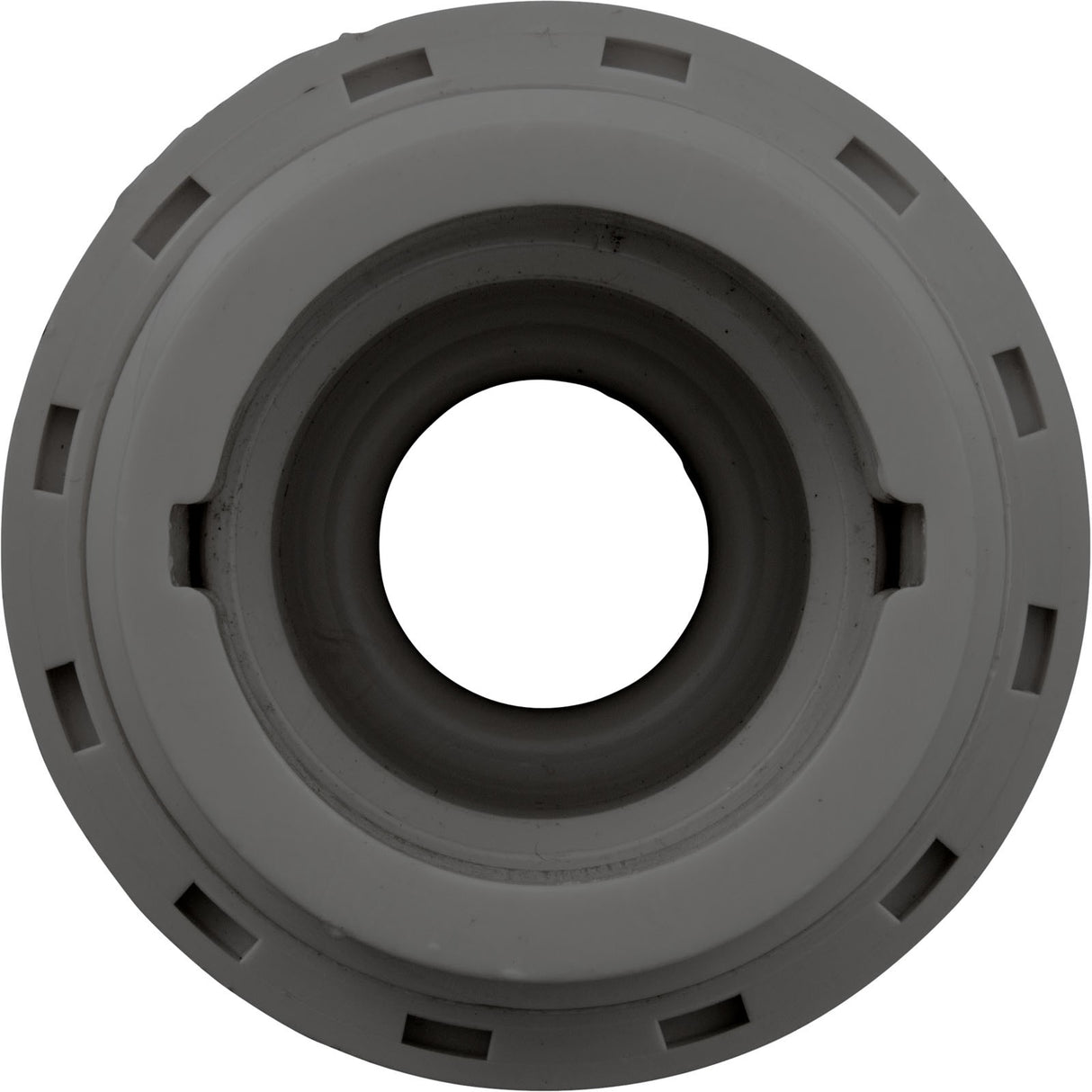Eyeball Fitting, WW, 1-1/2"mpt, 2-3/8"fd, 3/4"Orifice, Gray : 400-1417DB