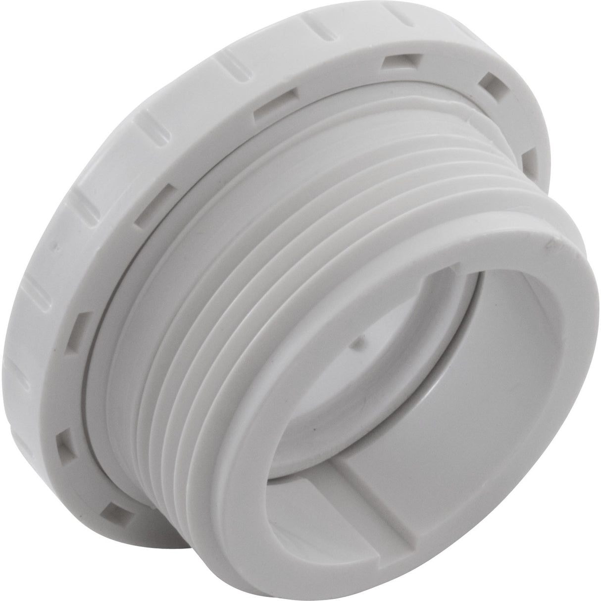 Eyeball Fitting, WW, 1-1/2"mpt, 2-3/8"fd, 1"Orifice, White : 400-1410EB