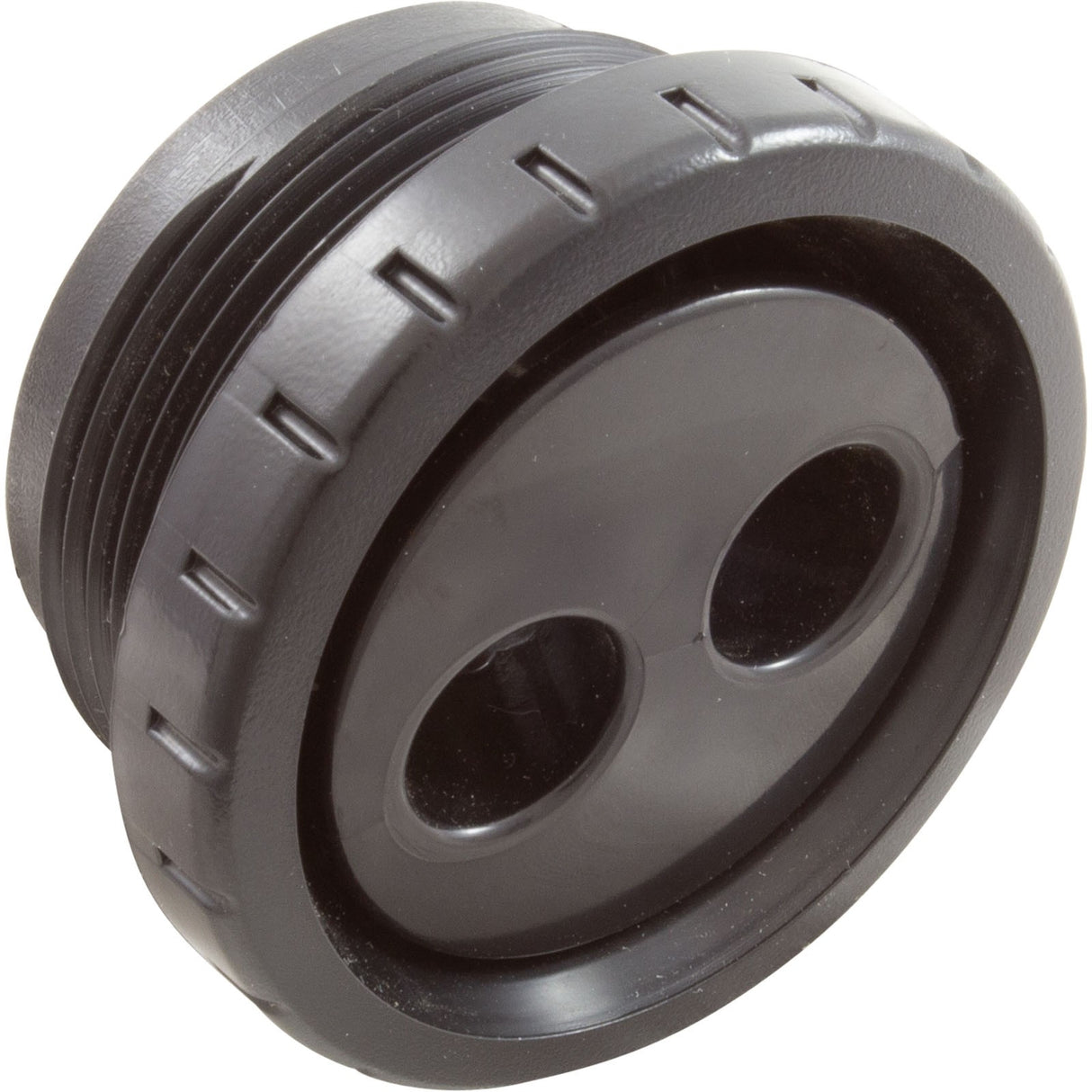 Eyeball Fitting, WW, 1-1/2"mpt, 2-1/4"fd, Plstr, Blk : 212-9171