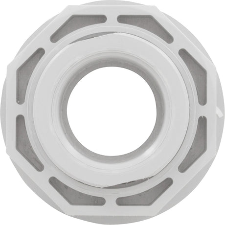 Wall Fitting, CMP, 3"hs, 1-1/2"mpt, 3-1/2"fd, w/Nut, White : 25522-000-000 - Custom Molded Products - 25522-000-000 - PartsForSpas.com