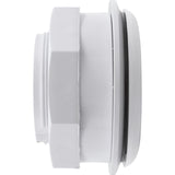 Wall Fitting, CMP, 3"hs, 1-1/2"mpt, 3-1/2"fd, w/Nut, White : 25522-000-000