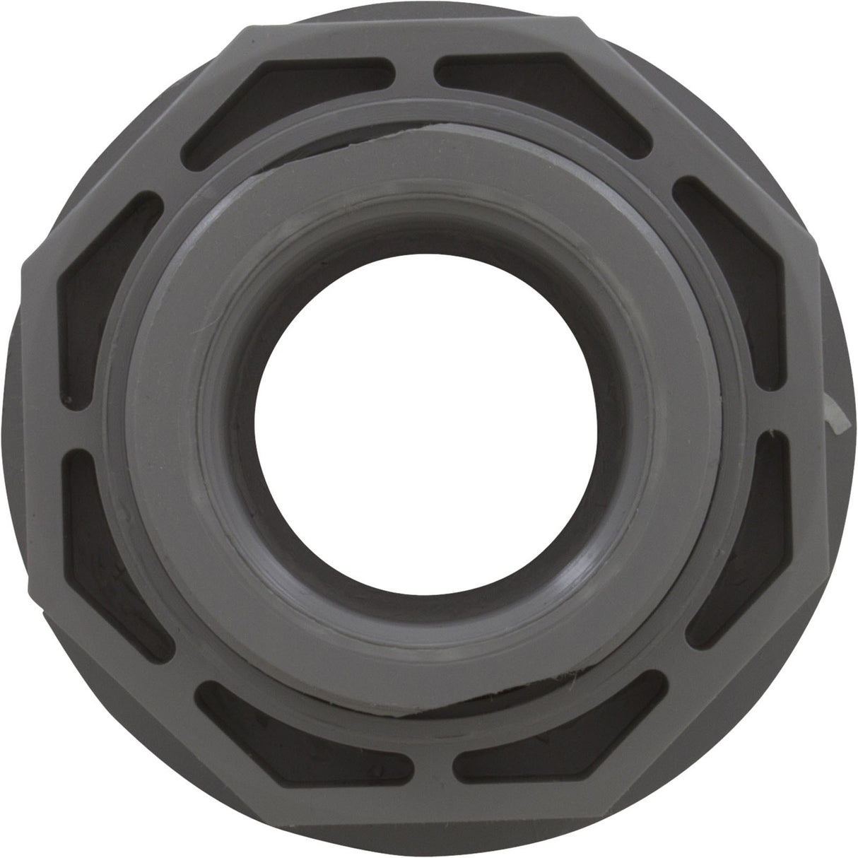 Wall Return Fitting, CMP, 1-1/2" x 1-1/2" Vinyl, Gray : 25522-001-000