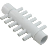 Manifold, 3/8" Barb, 12 Port, 1" Slip x 1" Spigot : 672-0410
