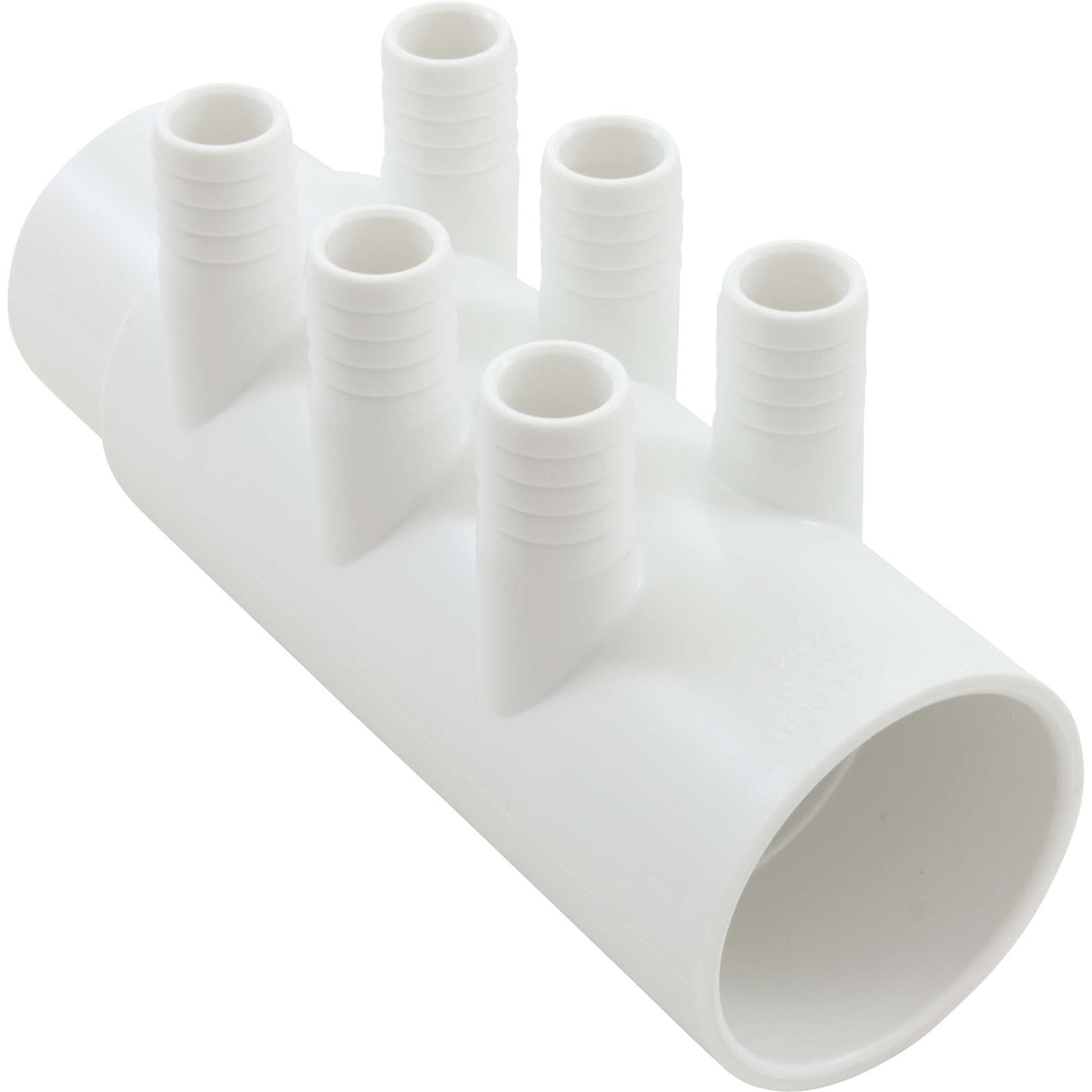 Manifold, 3/4"b, 6 port, Flow Thru, 2"s x 2"spg, w/2 plugs : WM2XSP-6