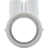 Manifold, 1/2" Slip, 4 Port, Flow Thru, 2" Slip x 2" Spigot : 672-4250
