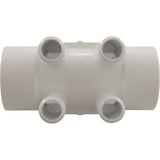 Manifold, 3/4" sb, 4 Port, FlowThru, 1-1/2"s x 1-1/2"s : 672-4140