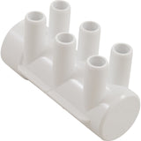 Manifold, 3/4" Smooth Barb, 6 Port, 1-1/2" Slip x Dead End : 672-5250