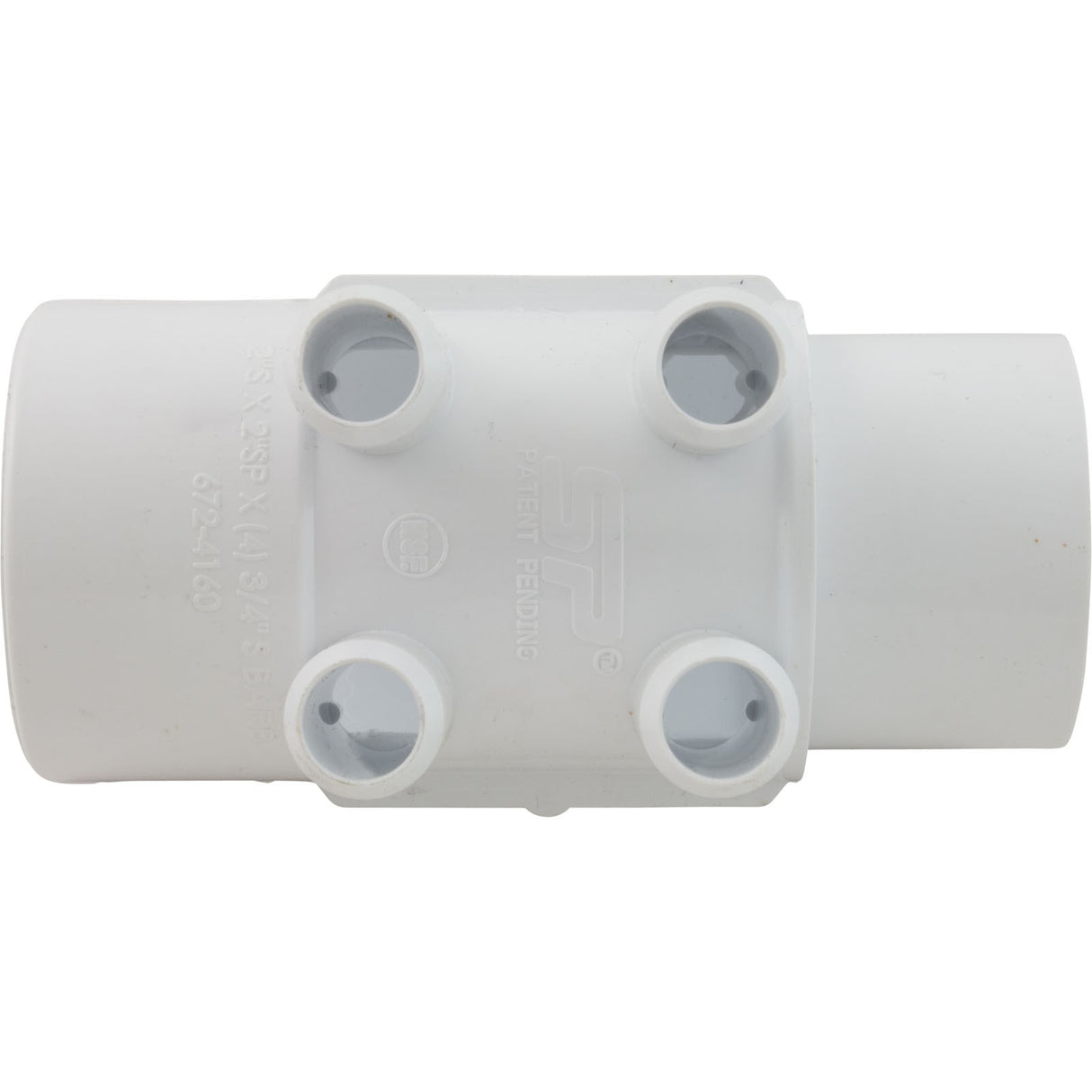 Manifold, 3/4"sb, 4 Port, Flow Thru, 2"s x 2"spg, SP : 672-4160