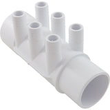 Manifold, 3/4"b, 6 Port, Flow Thru, 2"s x 2"spg, SP : 672-7150