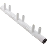 Manifold, 3/8"sb, 6 Port, Flow Thru, 3/4"b x 3/4"b : 672-7190