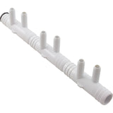 Manifold, 3/8"sb, 6 Port, Flow Thru, 3/4"b x 3/4"b : 672-7190