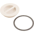 Flush Plug 1 1/2"With Gasket - White : 400-4140 - Waterway Plastics - 400-4140 - PartsForSpas.com