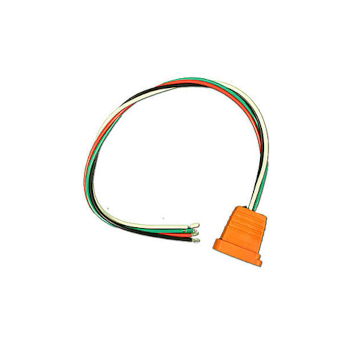 Receptacle, Orange, 18/4, Fiber Optics : 09-0026C