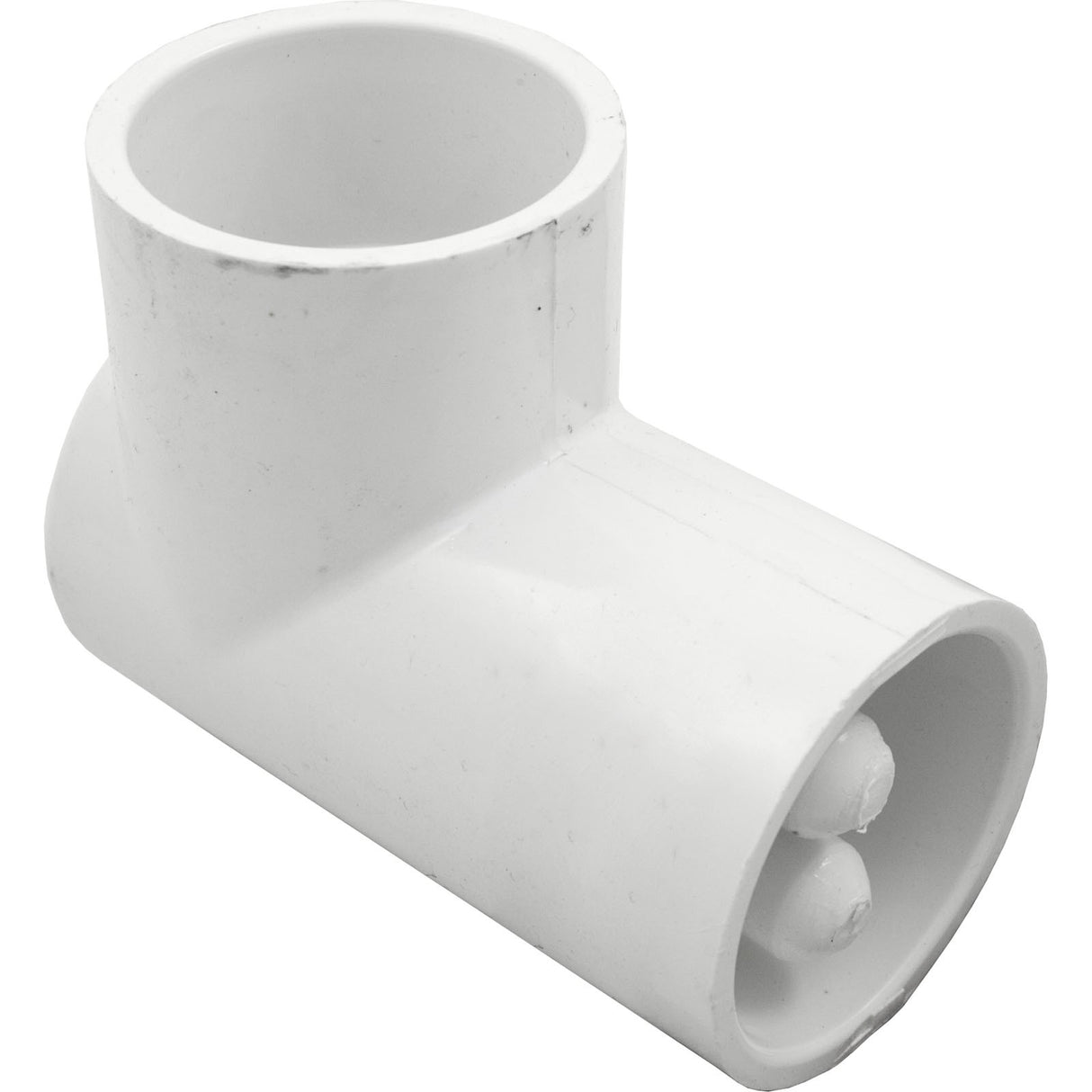 90 Elbow, 1-1/2" Slip x 1-1/2" Slip, with Dual Thermowell : 400-5540