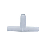 Fitting, PVC, Smooth Barb Tee, 3/8"SB x 3/8"SB x 3/8"SB : 413-1900