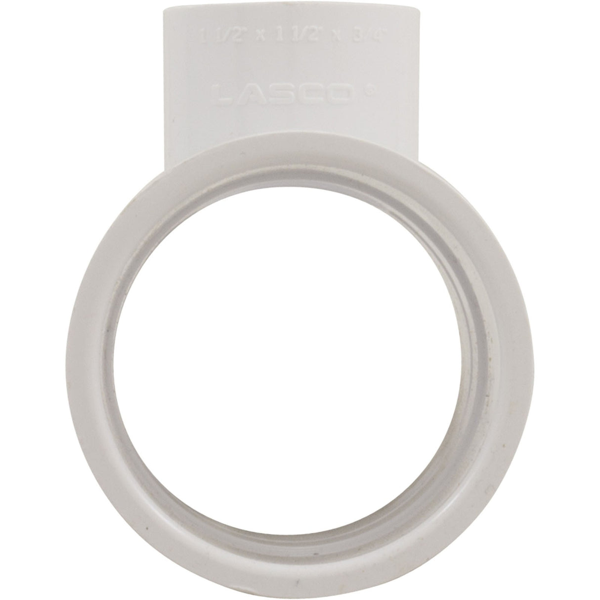 Tee, Lasco, 1-1/2"s x 1-1/2"s x 3/4"s, SCH40 PVC : 401-210