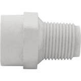 Reducer, Lasco, 3/8"mpt x 1/4"fpt, SCH40 PVC : 439-052