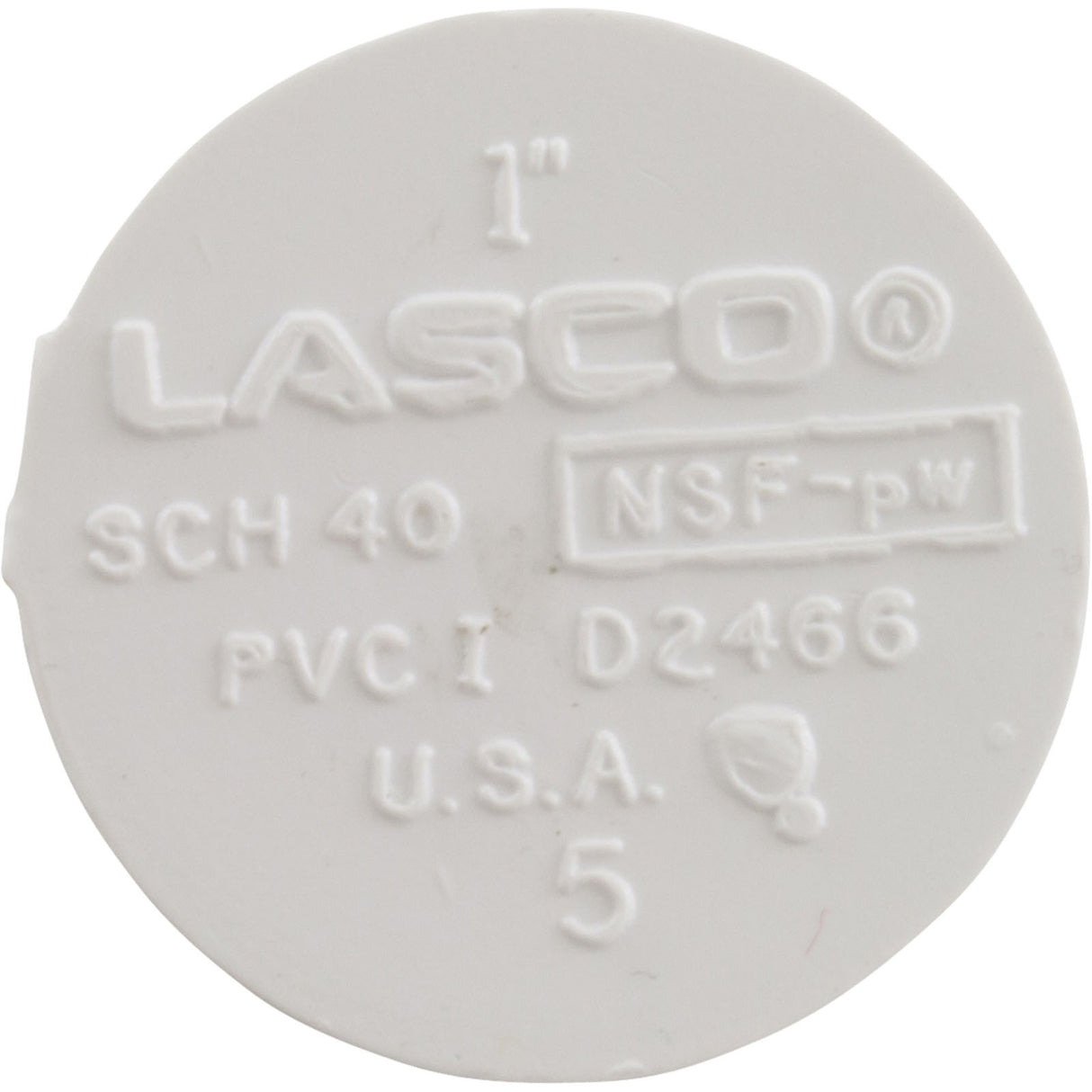 Plug, Lasco, 1" Spigot : 449-010