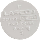 Plug, Lasco, 1" Spigot : 449-010