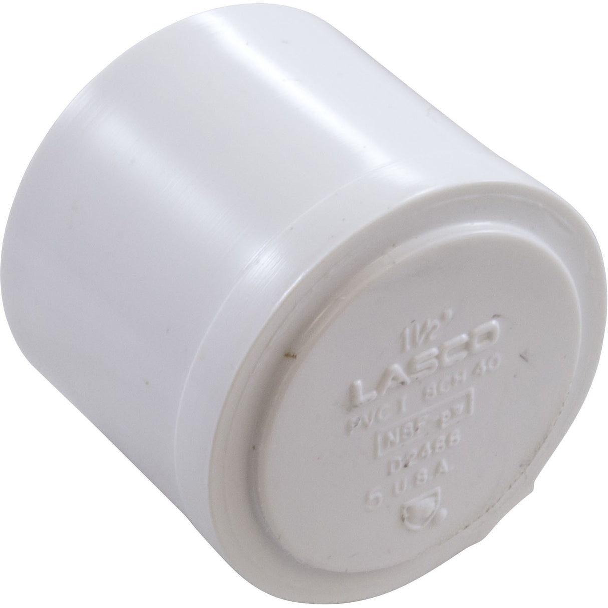 Plug, Lasco, 1-1/2" Spigot, White : 449-015