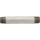 Nipple, Galvanized, 6" x 3/4" Male Pipe Thread : ZNG046