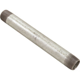 Nipple, Galvanized, 8" x 3/4" Male Pipe Thread : ZNG048