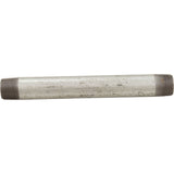 Nipple, Galvanized, 8" x 3/4" Male Pipe Thread : ZNG048