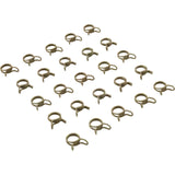Tubing Clamp, 0.500" Ideal OD, Double Wire, Quantity 25 : DW-8ST-ZD