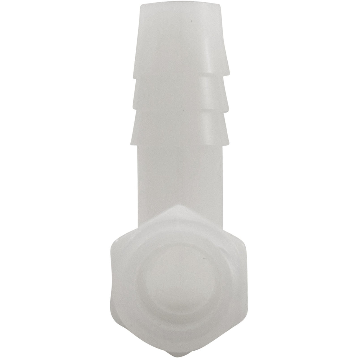 Barb Adapter, 3/8"b x 1/4"mpt, 90 Degree, Nylon : 63102