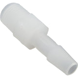 Barb Adapter, 1/4"b x 1/8"mpt, Kynar : 64794