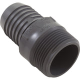 Barb Adapter, Lasco, 1-1/4"mpt x 1-1/4"b, Hose, PVC : 1436012