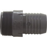 Barb Adapter, Lasco, 1-1/4"mpt x 1-1/4"b, Hose, PVC : 1436012