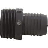 Barb Adapter, Lasco, 1-1/2"mpt x 1-1/4"b, PVC : 1436212