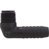 Barb 90 Elbow, Lasco, 1/2"mpt x 1/2"b, PVC : 1413-005