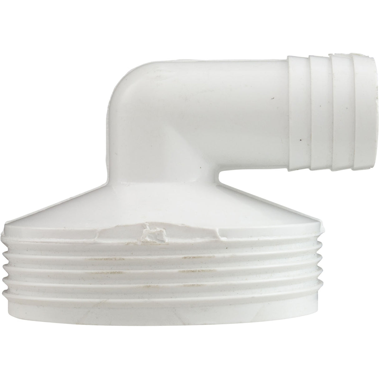 Tailpiece, Heater, 2" Male Buttress Thread x 1" 90 Deg Barb : 42-2387-K