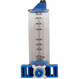 Flowmeter, Rola-Chem Vertical Mount, 1-1/2" PVC, 25-60 GPM : 570341V