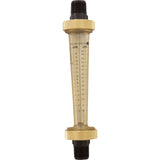 Flow Meter, Pentair, 2-16 gpm, 3/4" Nylon Thd End, Small Body : LDF359N
