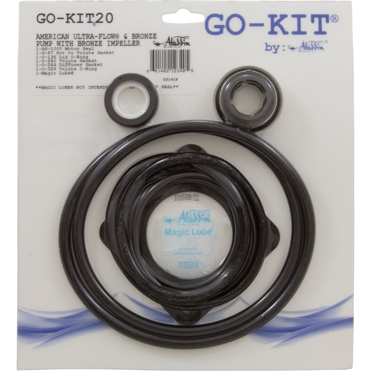 Go-Kit 20, American Ultra-Flow/Bronze Pump : GO-KIT 20