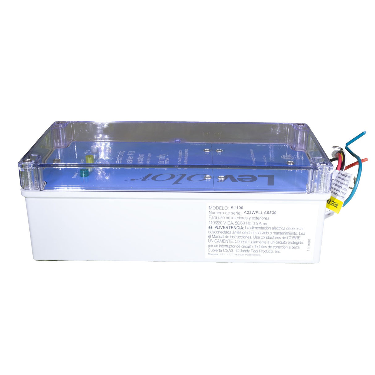 Auto Fill, Jandy Levolor K1100, Fill Only, 1", Dual Style, 50ft : K1100CKA
