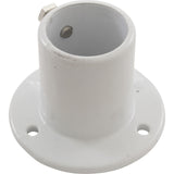 Deck Flange, Perma Cast, For Ladder, 1-1/2", White/Aluminum : PF-2115-L
