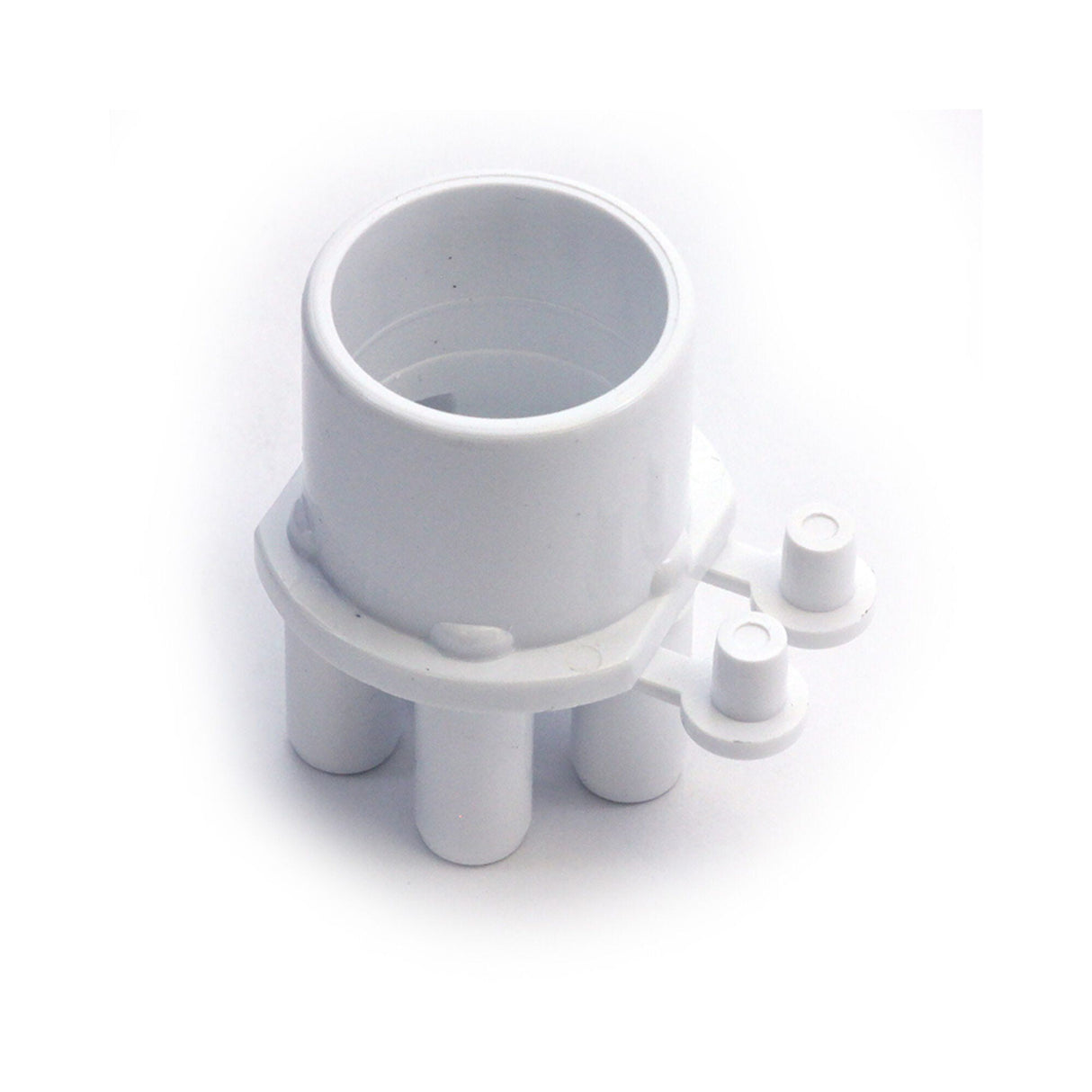 Manifold, PVC, Waterway, 1"Spg x 5 3/8"SB Ports w/ 2 Plugs : 672-4100