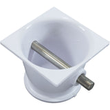 Rope Anchor Cup, PacFab Pentair, SS Bar, White : 542044