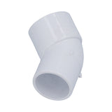 Fitting, PVC, Street Ell, 45°, 1-1/2"S x 1-1/2"Spg : 411-4040