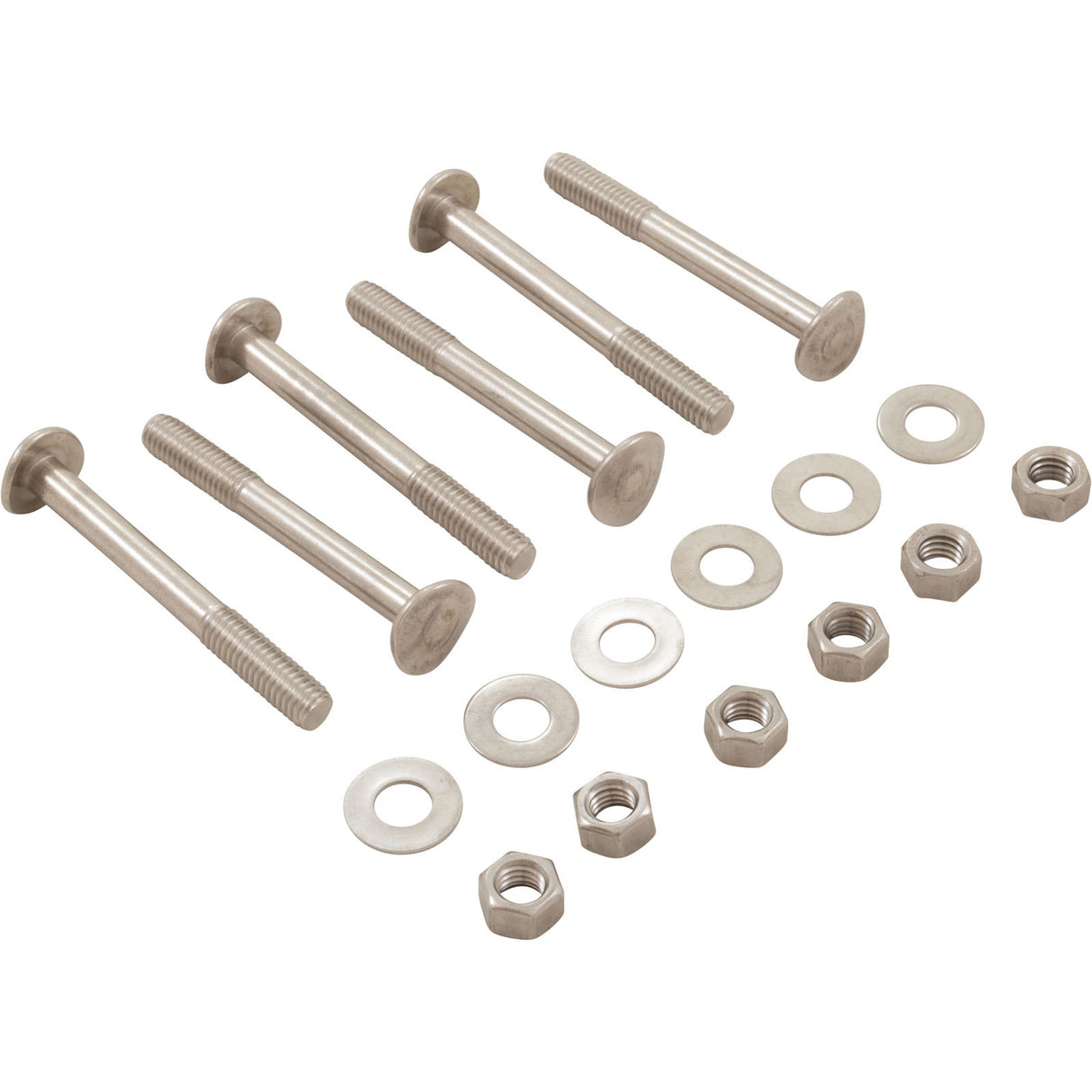 Bolt Kit, CMP 3 Tread Ladder, 3-3/16" x 3/8", Marine Grade, 6Pk : 25562-740-000