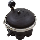 Water Valve, Paramount, 6 Port, 2", Black : 004-302-4184-03