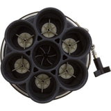 Water Valve, Paramount, 6 Port, 2", Black : 004-302-4184-03