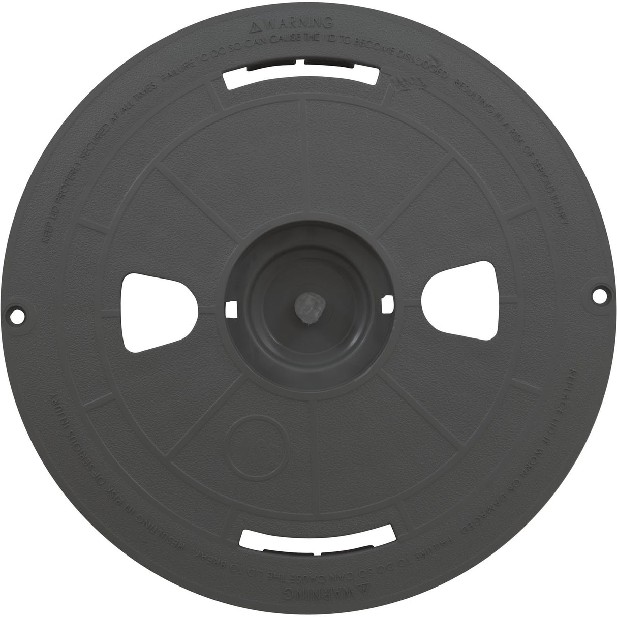Pool Skimmer Gunite Lid R1 - Drk Gry : 519-6459-DKG