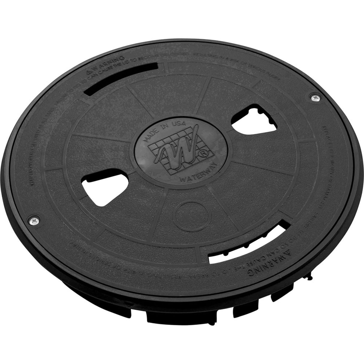 Pool Skimmer Gunite Logo Insert - Black : 519-6461WW