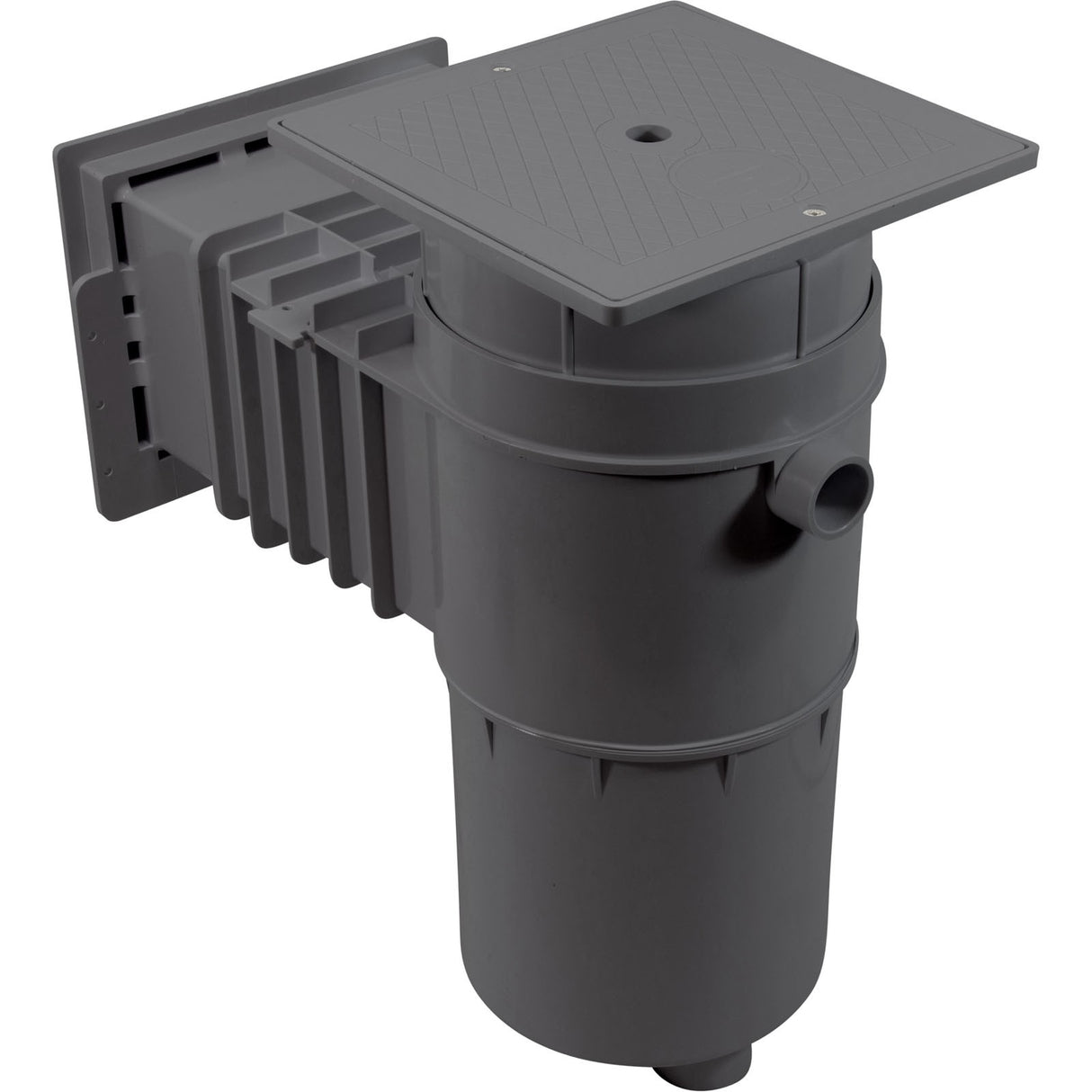 2 In Auto-Skim Dark Gray, Square Lid : SP1084DGR